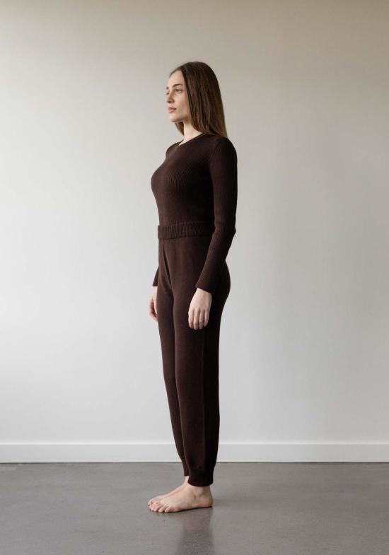  First Rite 스트레이트 팬츠 퍼스트 라이트 라운지 팬츠 월넛 - OTHER BRANDS