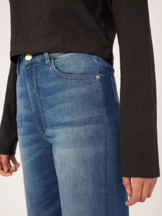  DL 1961 데님 팬츠 Dl 1961 Hepburn 와이드 레그 진 빈티지 Orlena - DL 1961