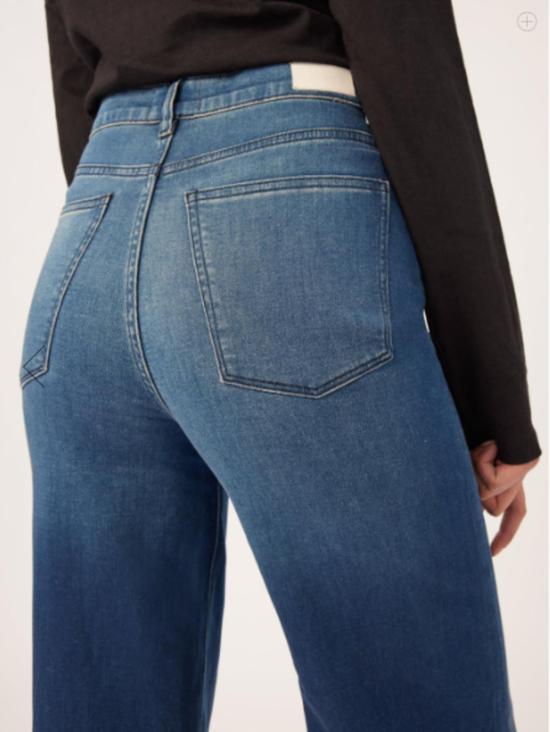  DL 1961 데님 팬츠 Dl 1961 Hepburn 와이드 레그 진 빈티지 Orlena - DL 1961