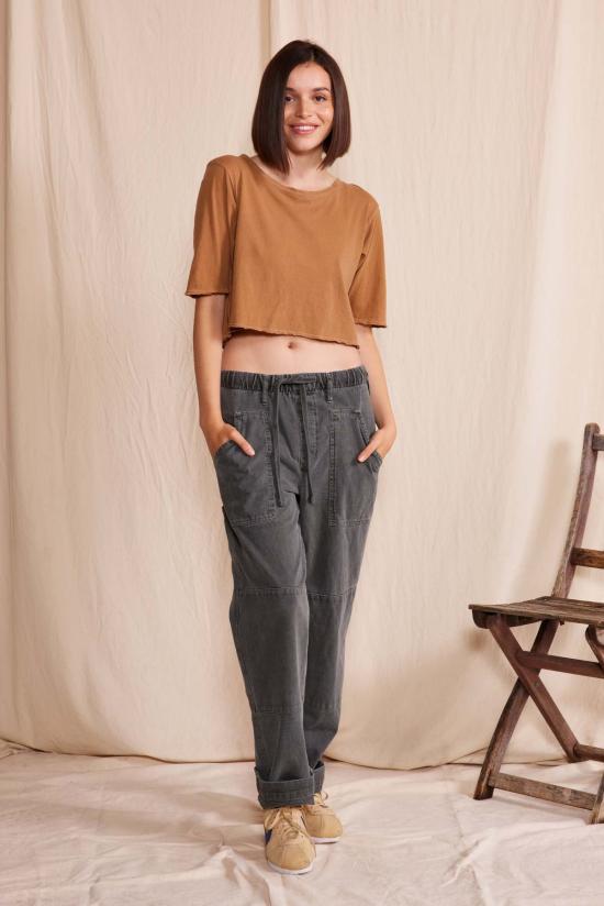  피플 오브 레이저 민소매 티셔츠 레저 피플 아이리스 탑 - PEOPLE OF LAISURE