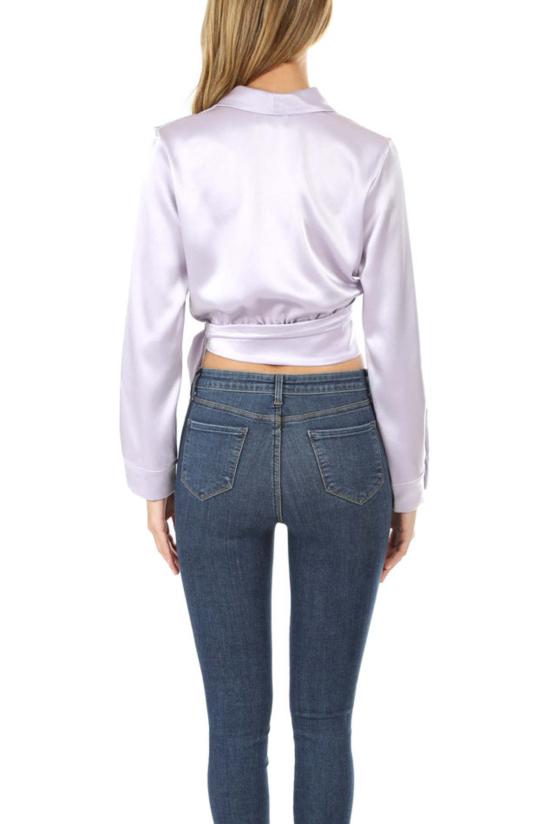  나누슈카 민소매 티셔츠 살로메 탑 라일락 - NANUSHKA