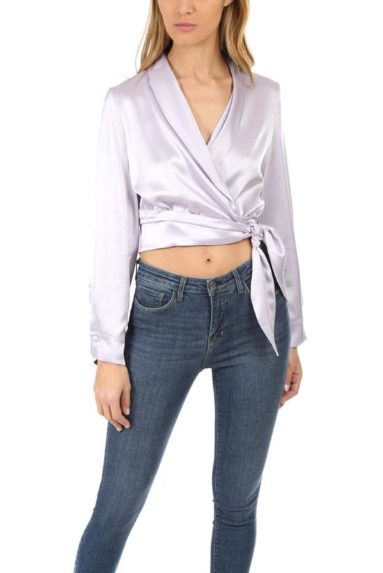  나누슈카 민소매 티셔츠 살로메 탑 라일락