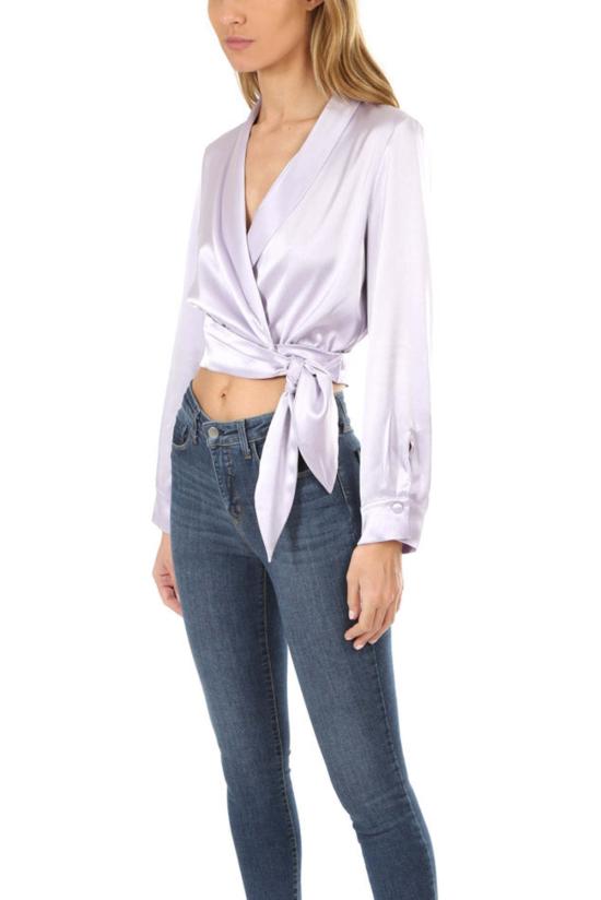  나누슈카 민소매 티셔츠 살로메 탑 라일락 - NANUSHKA