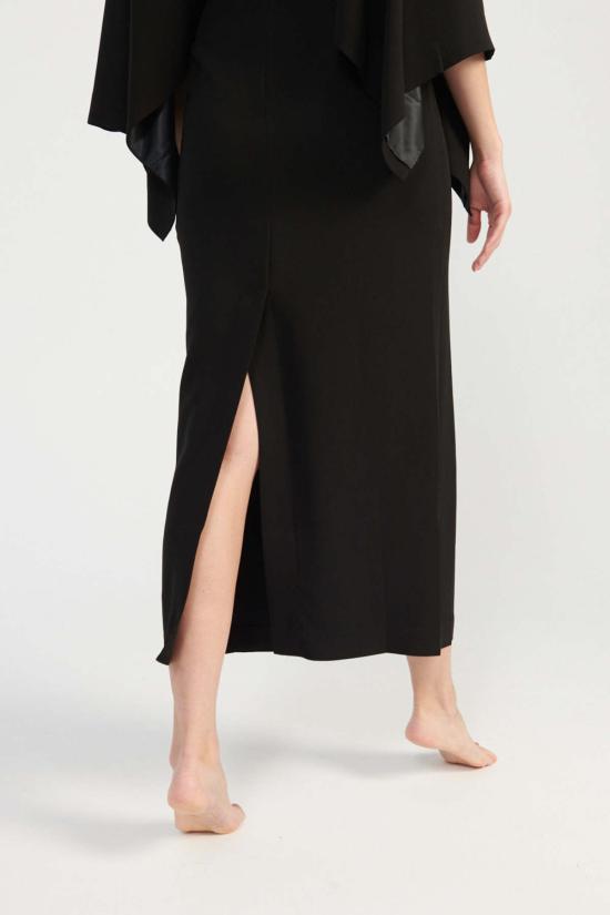  로데브예 롱 원피스 로데비어 드리머 케이프 슬리브 드레스 블랙 - RODEBJER