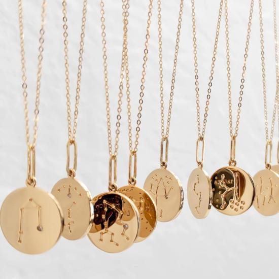  탯치 목걸이/팬던트 Thatch Constellation Charm 목걸이 골드