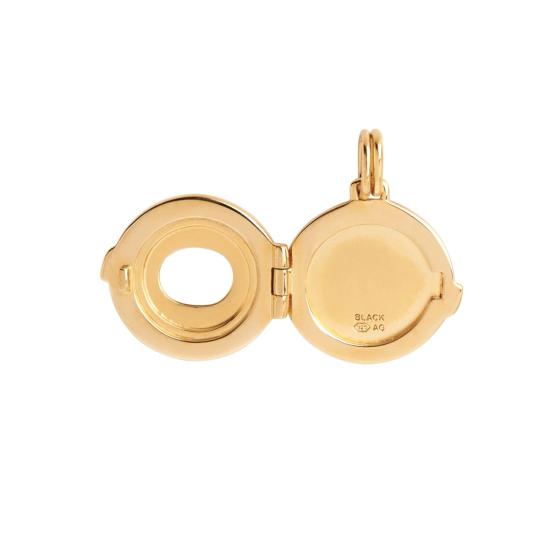  마리아 블랙 네크리스 크리스틴 로켓 925 스털링 실버/22K 골드 플레이팅 - MARIA BLACK