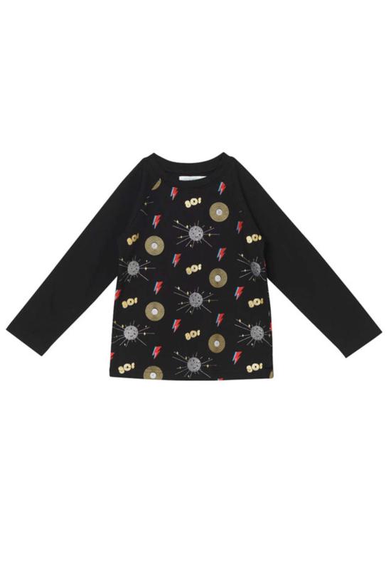  [키즈] Oaks of Acorn 티셔츠 키즈 오크스 오브 에이콘 디스코 파티 잭슨 티셔츠 블랙