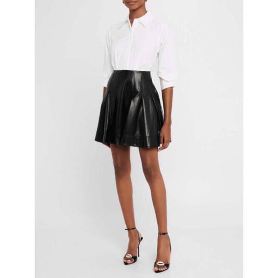  심카이 숏 원피스 파드마 팝린 콤보 미니 드레스 블랙 멀티 - SIMKHAI