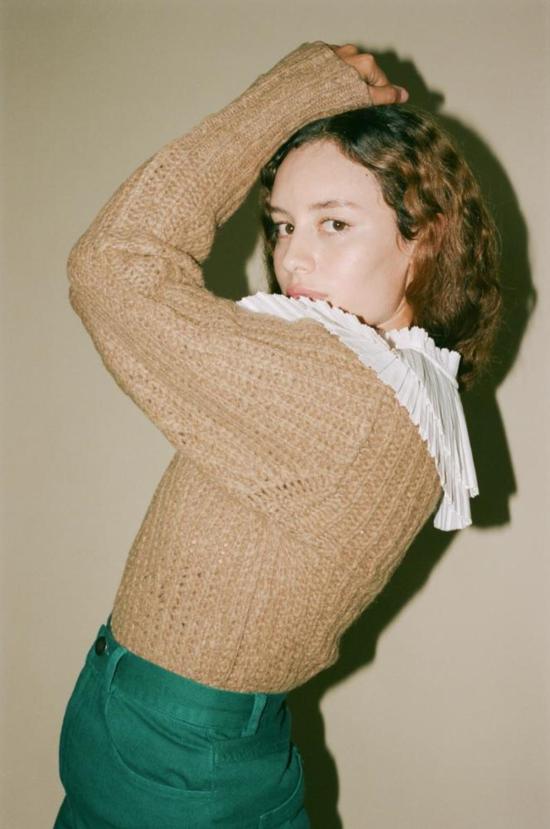  씨뉴욕 스웨터 Sea Ny Octavia V 넥 풀오버 카키 - SEA NY