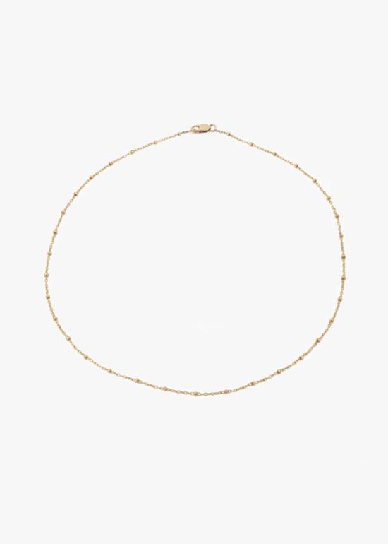  마라 카리조 스칼리세 목걸이/팬던트 도트 체인 초커 14k 골드 필드