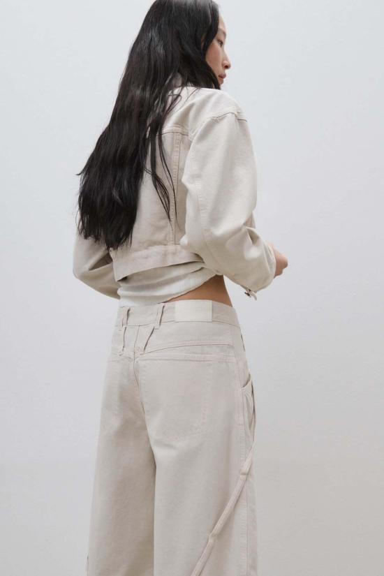  클로즈드 데님 팬츠 박스 데님 재킷 스톤 베이지 - CLOSED