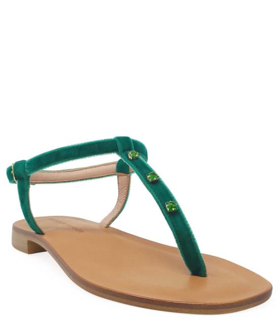  Nuovo Nicar 샌들 누오보 니카 보석 끈 에메랄드 - OTHER BRANDS