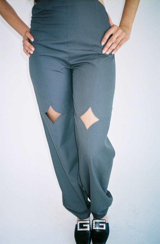  J.Kim 숏 원피스 격자  브라운 격자 - OTHER BRANDS