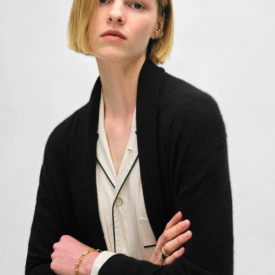  화이트 워렌 라운지 웨어 화이트 + 워렌 캐시미어 롱 로브 - WHITE + WARREN