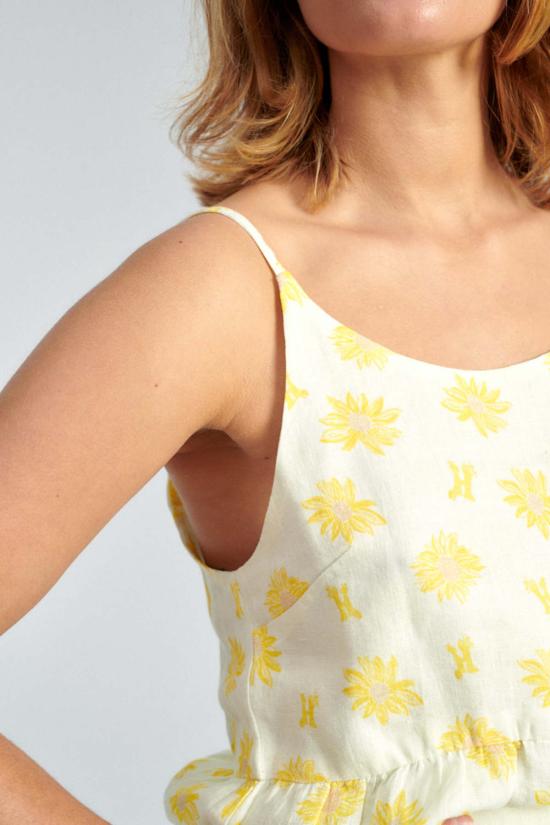  Helmstedt 민소매 티셔츠 헬름스테트 미라 탑 해바라기 밭 - OTHER BRANDS