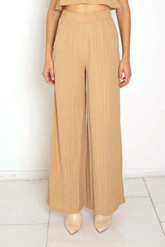  더레인지 스트레이트 팬츠 레인지 리플 거즈 와이드 레그 팬츠 탄라인