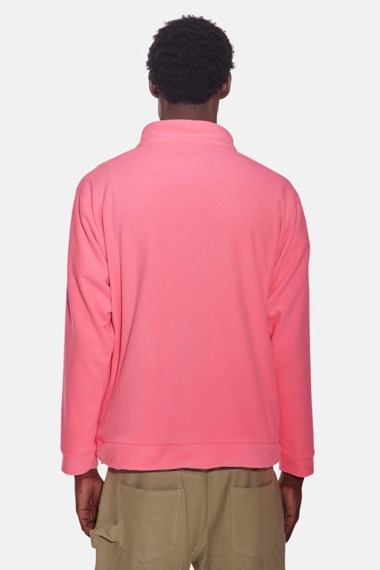  블루&크림 자켓 폴라 플리스 퍼펙토 하프 지퍼 탑 핫 핑크 - BLUE&CREAM