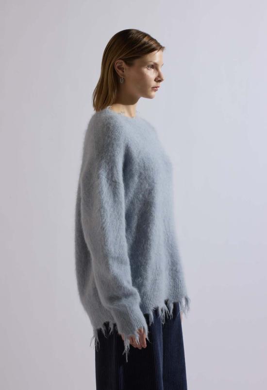  더 엔케이씨 스토어 스웨터 Nkc Store 디스트레스드  블루 - The NKC Store