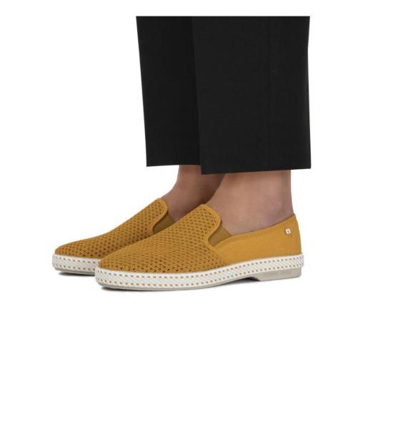  Rivieras 부츠 리비에라스 클래식 캔버스 앤 메시 슬립온 커리