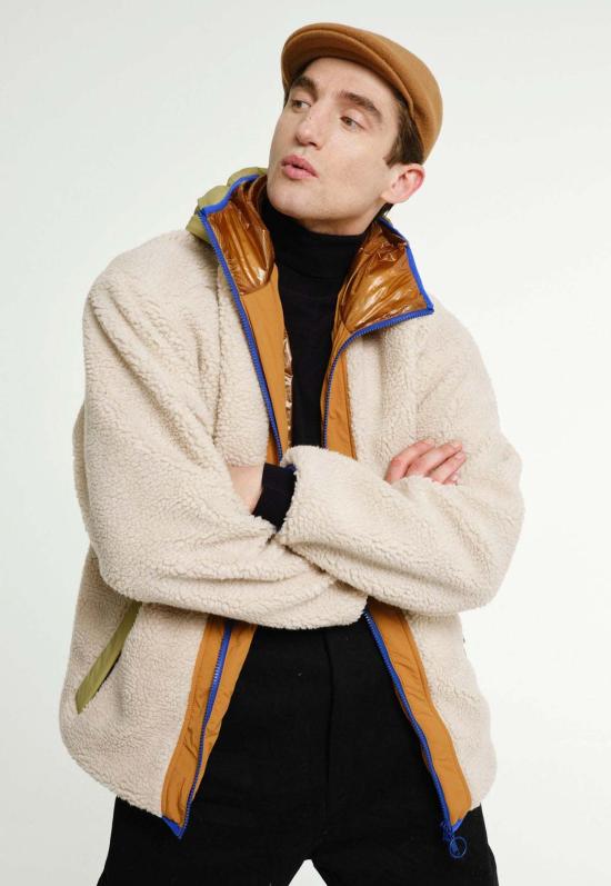  Embassy of Bricks & Logs 숏패딩 Embassy Of Bricks & Logs 유니섹스 모시노 셰르파 재킷 - OTHER BRANDS