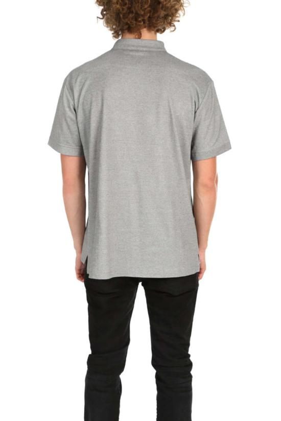  블루&크림 폴로 티셔츠 밀리터리 팝 칼라 폴로 그레이 - BLUE&CREAM