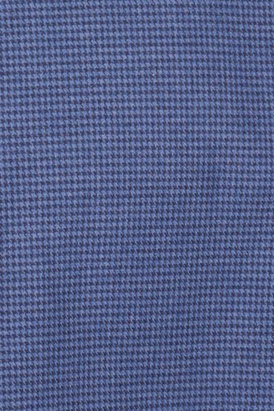  Blue&Cream 긴팔 셔츠 블루&크림 스크라이브너 플란넬  블루 하운드투스 - BLUE&CREAM