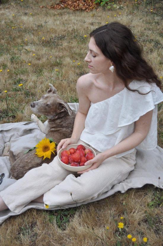  코코볼로 블라우스 하바나 탑 아이보리 - COCOBOLO