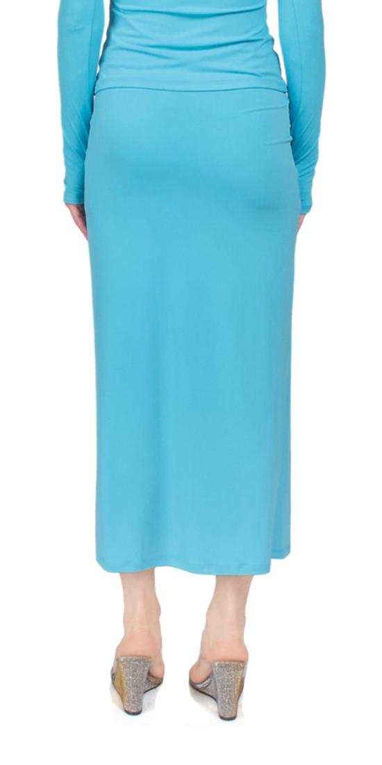  샌디리앙 미디 스커트 샌디 리앙 엑스우 스커트 터키석 - SANDY LIANG