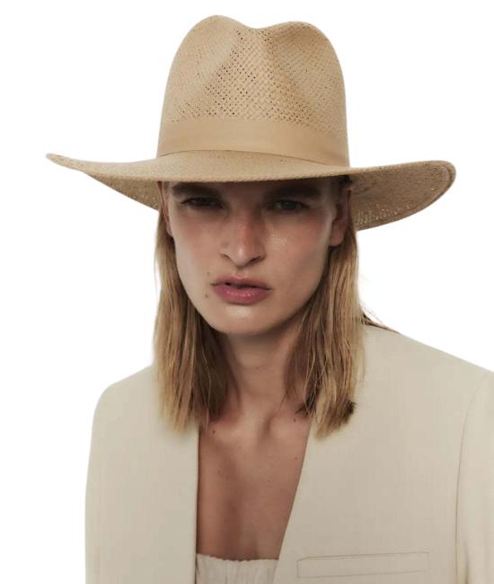  자네사레온 버킷햇 Janessa Leone Simone Hat Sand