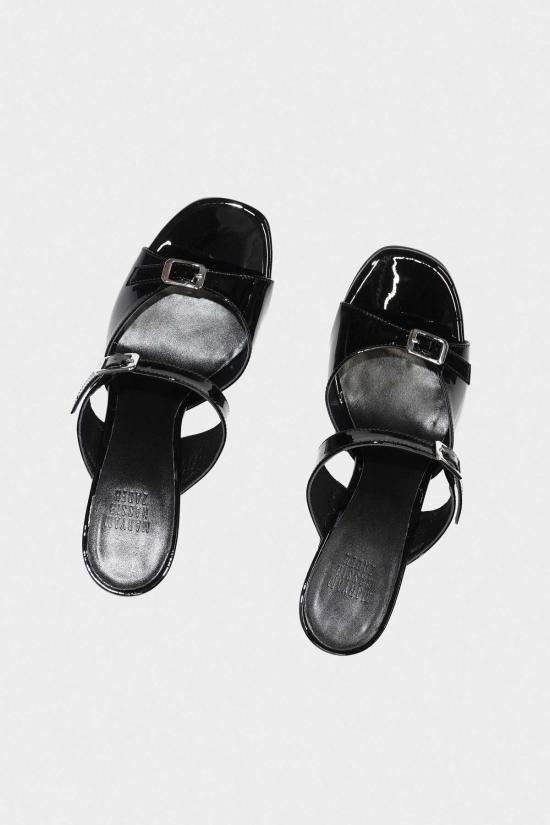  마리암 나시르 자데 뮬/슬리퍼 Maryam Nassir Zadeh Una  블랙 - MARYAM NASSIR ZADEH