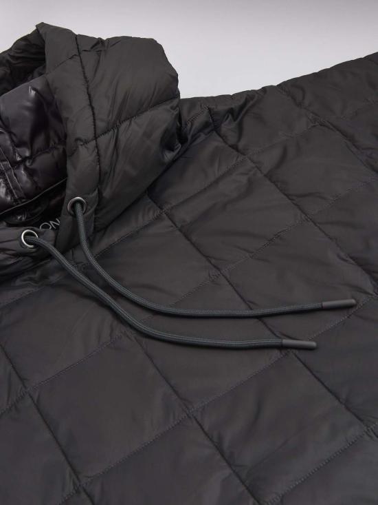  타이온 숏패딩 파카 다크 차콜 - TAION