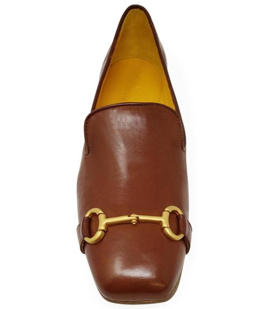  매디슨 메종 로퍼 스퀘어 토  코냑 - MADISON MAISON