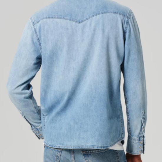  시티즌 오브 휴머니티 데님 셔츠 시민의 인류 서부 셔츠 오렌 - CITIZEN OF HUMANITY