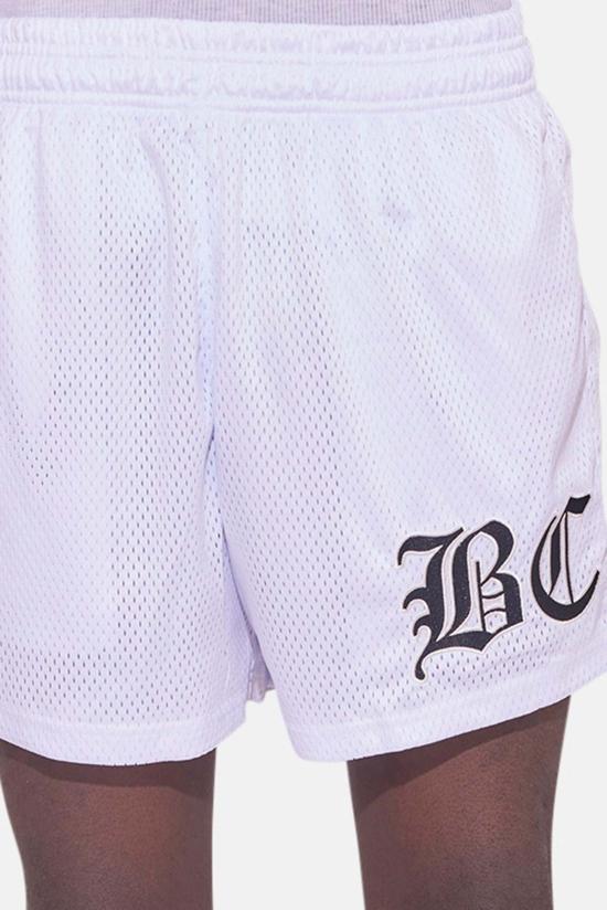  블루&크림 숏팬츠 크레스트 메시 숏 화이트 - BLUE&CREAM