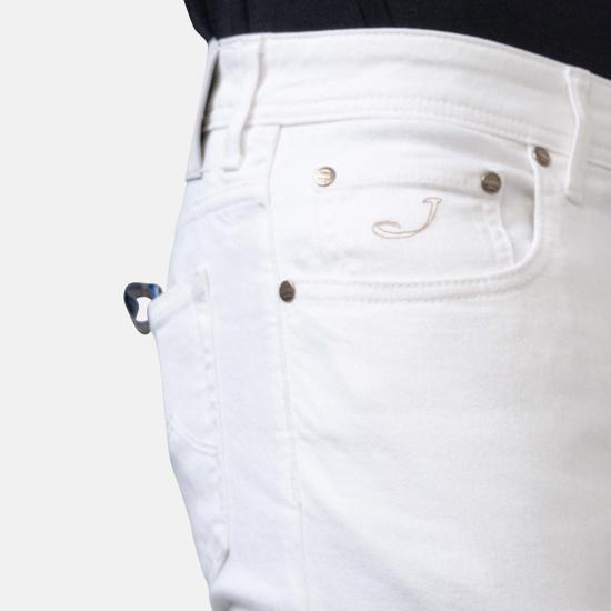  야콥코헨 데님 팬츠 Jacob Cohen Bard 한정판 데님 오프 화이트 - JACOB COHËN