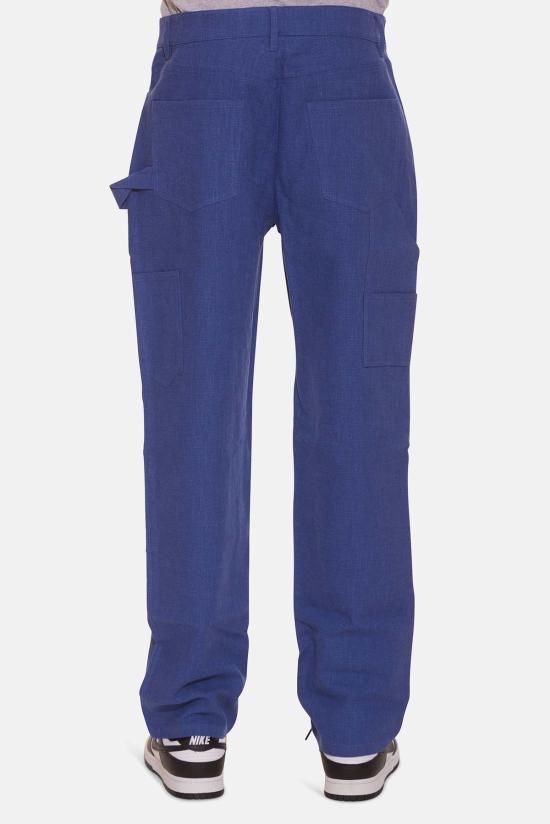  블루&크림 스트레이트 팬츠 카펜터 팬츠 블루 - BLUE&CREAM