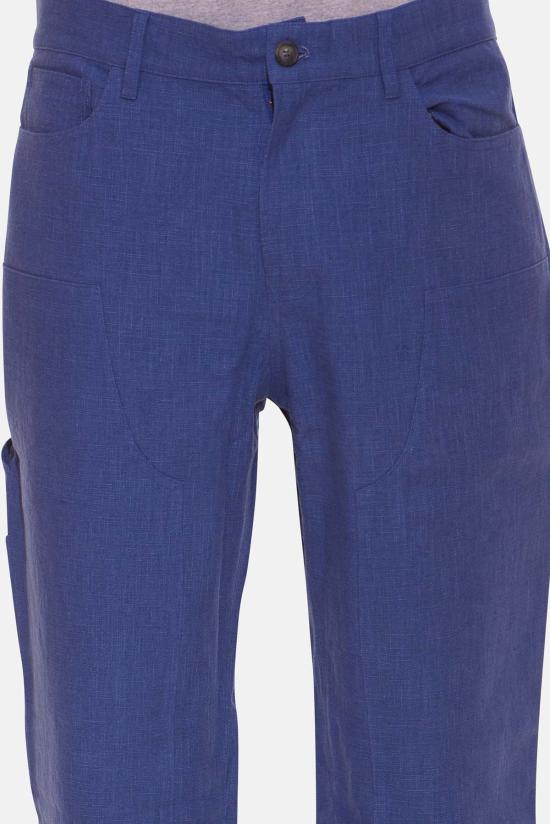  블루&크림 스트레이트 팬츠 카펜터 팬츠 블루 - BLUE&CREAM