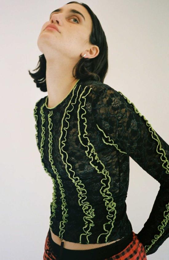  레이브 리뷰 긴팔 티셔츠 Rave 리뷰 Irma 롱슬리브 - RAVE REVIEW