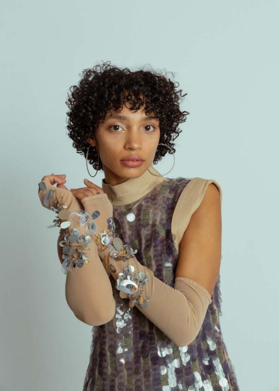  텔라 장갑 Tela 누드 카로타  누드