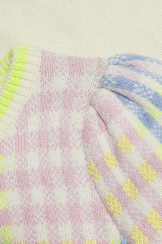  러브쉐이크팬시 긴팔 티셔츠 러브 쉑 팬시 돌라나 크롭 풀오버 민트 젤리 - LOVESHACKFANCY