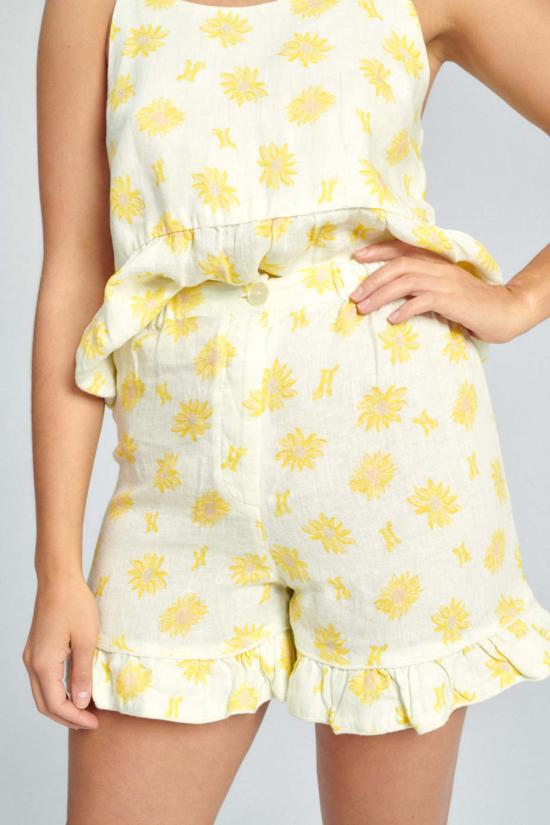  Helmstedt 숏팬츠 헬름스테트 미라 쇼츠 선플라워 필드