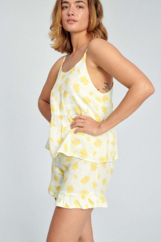  Helmstedt 숏팬츠 헬름스테트 미라 쇼츠 선플라워 필드 - OTHER BRANDS