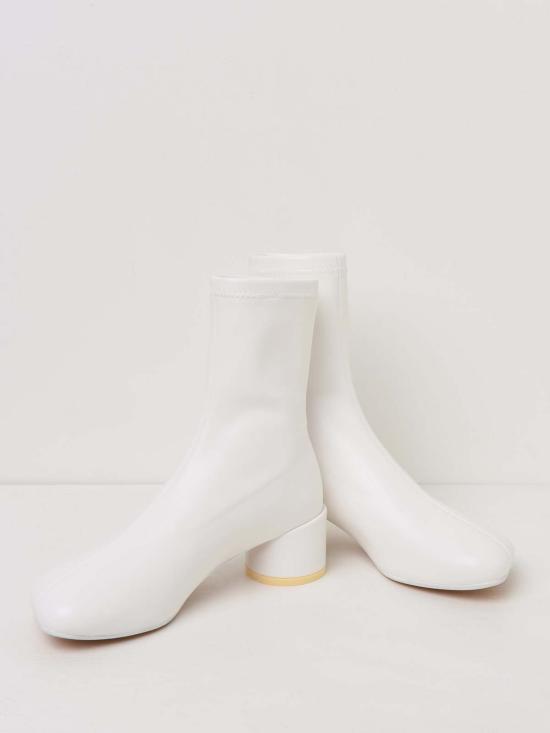  MM6 메종마르지엘라 뮬/슬리퍼 Mm6 메종 마르지엘라 앵클  S59 Wu0230 P2260 T1009  위스퍼 화이트 - MM6 MAISON MARGIELA