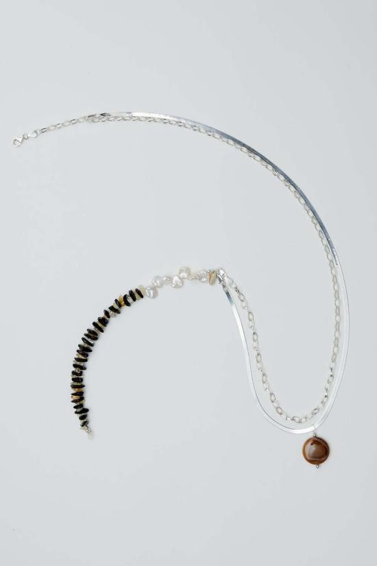  산탄젤로 목걸이/팬던트 글로리스 포에버 웨이스트 체인 미나