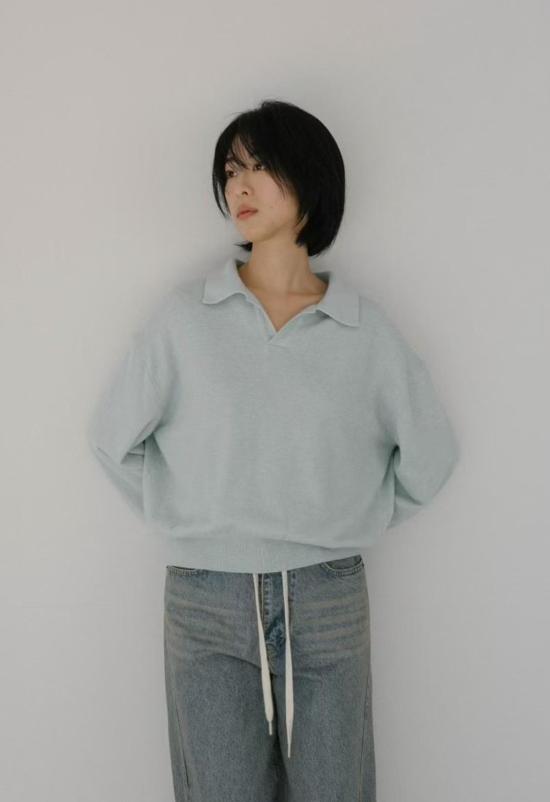  더 엔케이씨 스토어 풀오버 Nkc 스토어 칼라 스웨터 시폼 - The NKC Store