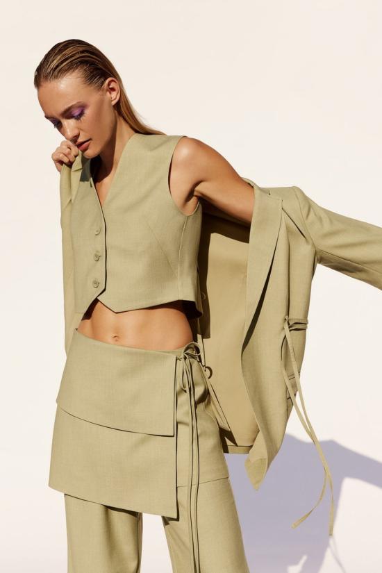  시그니피컨트 아더 숏 스커트 Significant Other Leighton Skirt Sage - SIGNIFICANT OTHER