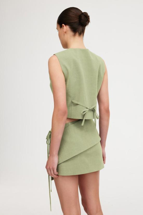  시그니피컨트 아더 숏 스커트 Significant Other Leighton Skirt Sage - SIGNIFICANT OTHER