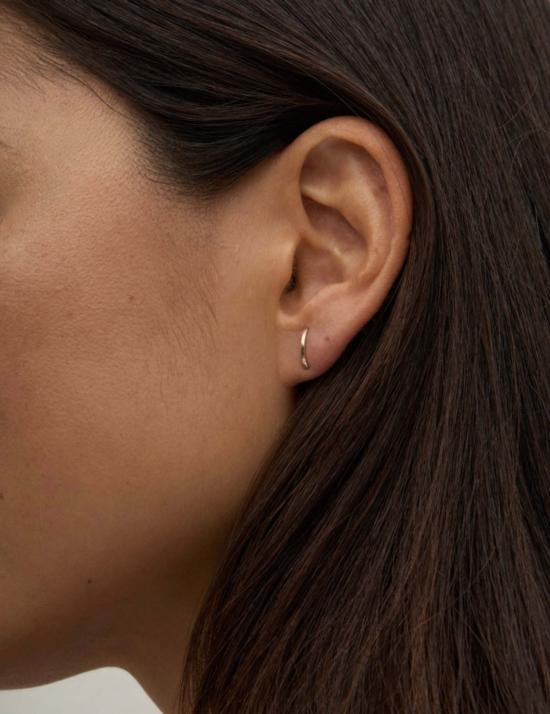  캐슬린 휘태커 이어링 스티치 스터드 14K 골드 - KATHLEEN WHITAKER