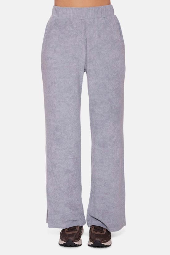  더 타일 클럽 스트레이트 팬츠 타일 클럽 골디 와이드 레그 테리 팬츠 밍크 그레이