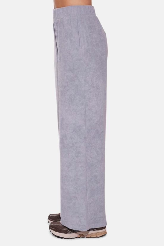  더 타일 클럽 스트레이트 팬츠 타일 클럽 골디 와이드 레그 테리 팬츠 밍크 그레이 - THE TILE CLUB